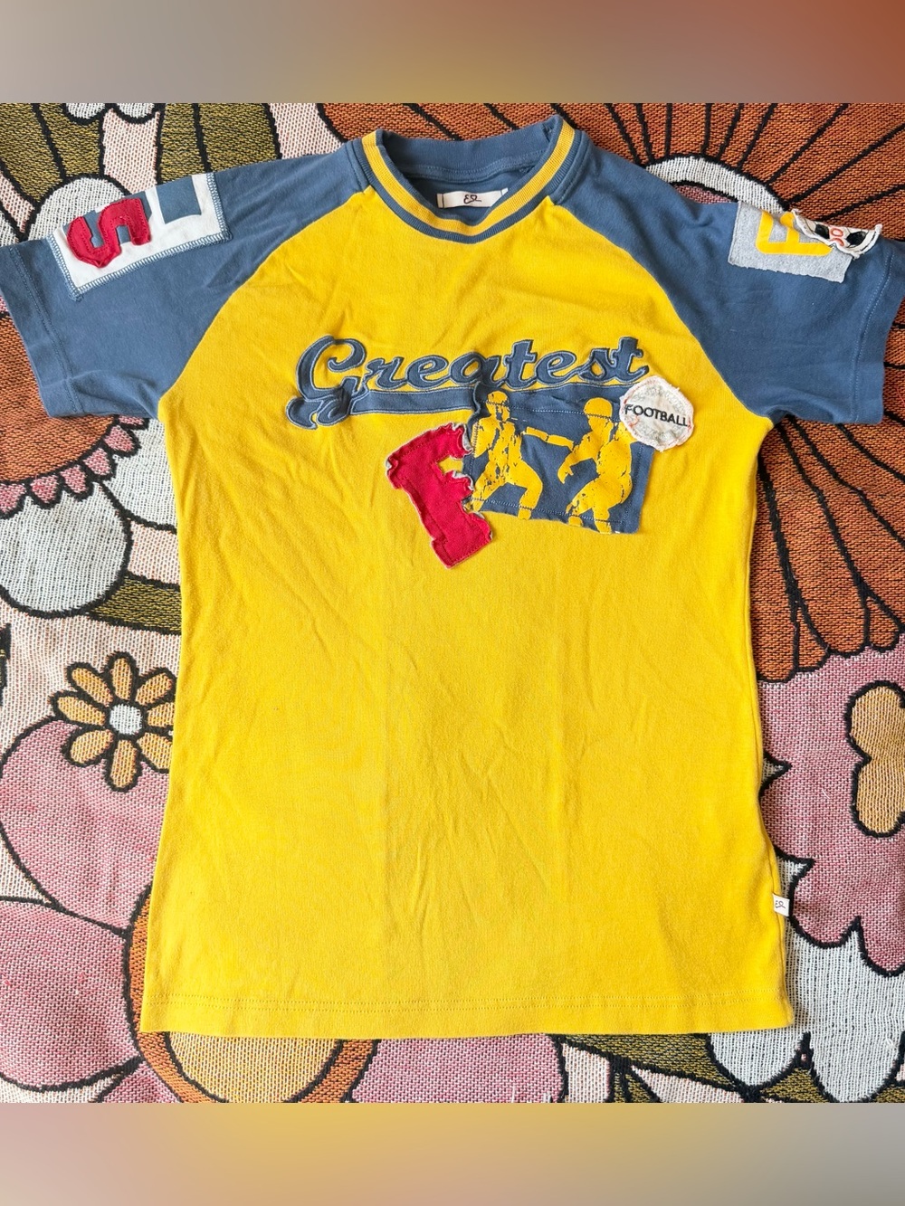 Y2K Football Soccer Graphic Tee Size Medium